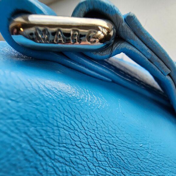 Open Top Turquoise Blue Marc Jacobs Tote *RARE* - Picture 5 of 13